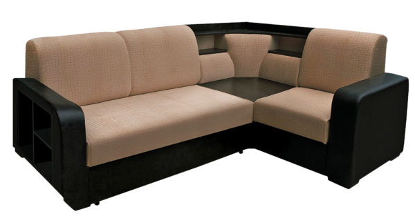 Угловой диван, как правило, имеет большие габариты