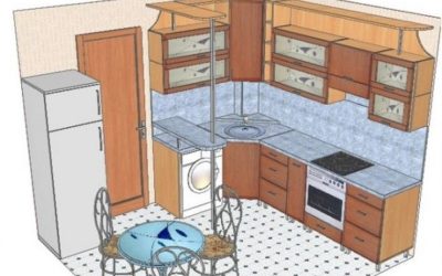 Если кухня является проходной комнатой, то нужно быть еще более внимательными к безопасности расстояний
