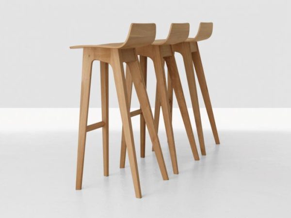 Деревянные барные стулья