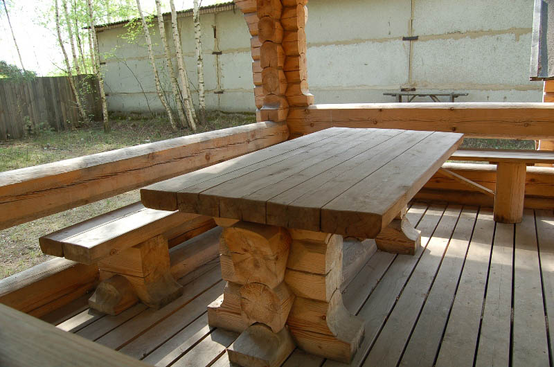 Массивный стол из дерева своими руками (71 фото)