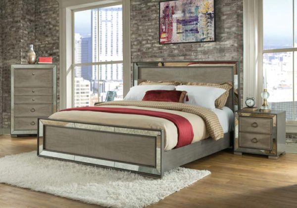 Кровать queen size оптимально подходит для просторных комнат