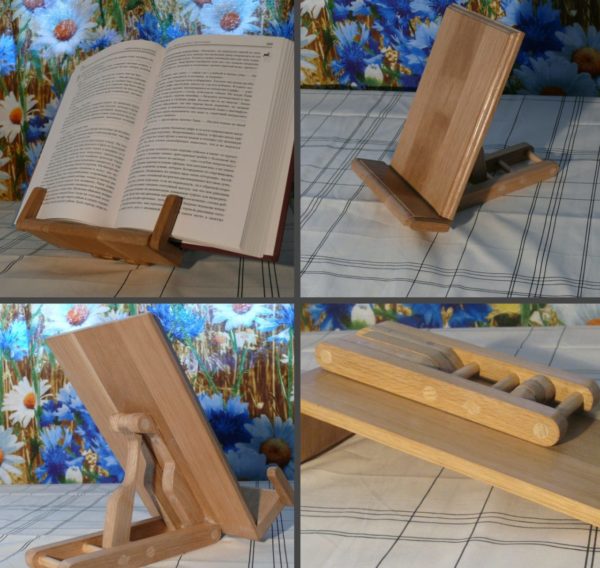 Подставка для книги деревянная