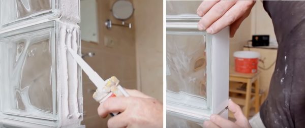 Торцы закрывают стеклянными пластинами с помощью клея
