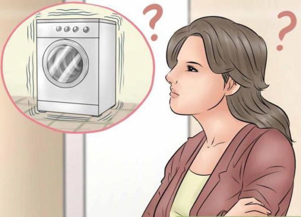 Почему стиральная машинка прыгает при отжиме?