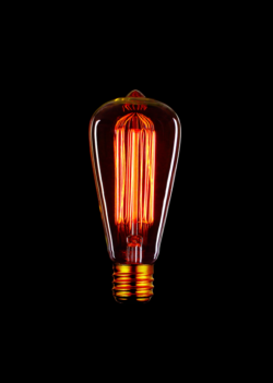 Лампы Эдисона: особенности, свойства, использование в интерьере