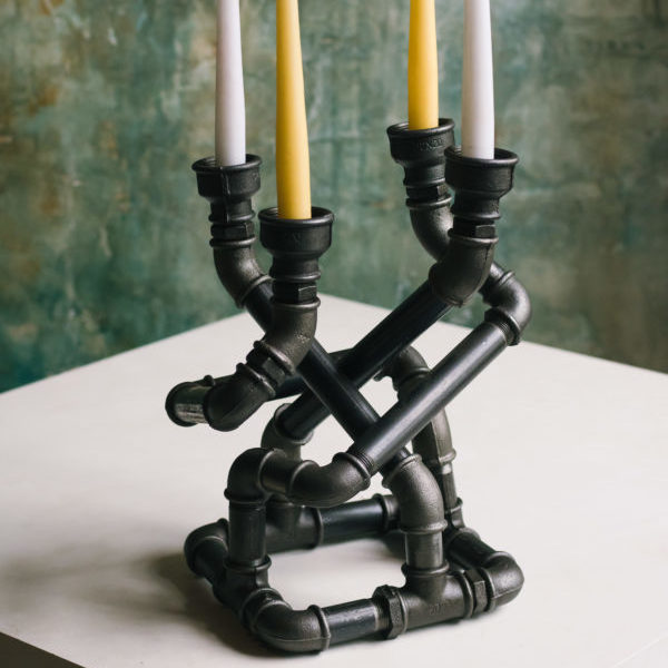Светильник из водопроводных труб – стиль лофт своими руками