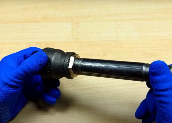 Светильник из водопроводных труб – стиль лофт своими руками